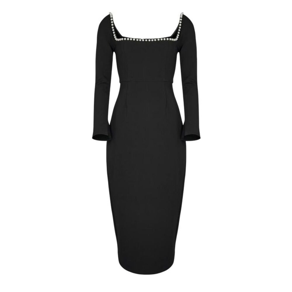 Muse Womens/Ladies The Ultimate Muse Pearl Midi Dress / Black